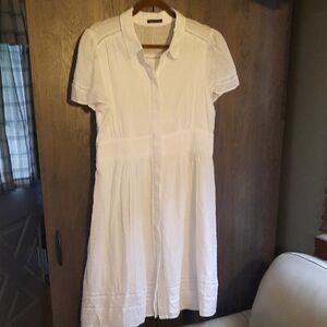 Tommy Hilfigure White Short Sleeve Dress